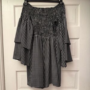 VENUS Checkered Romper